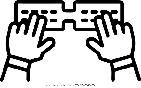 Close up of human and robotic hands typing together on keyboard concept as A macro shot of human and robotic hands typing together on a keyboard symbolizing collaborative efforts i