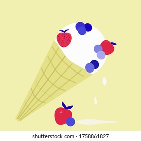 Close up of ice cream