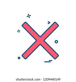 Close icon design vector