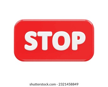 Close icon exit 3d rendering vector illustration