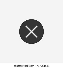 Close icon illustration isolated vector sign symbol
