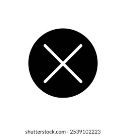 Close Icon logo sign set vector outline