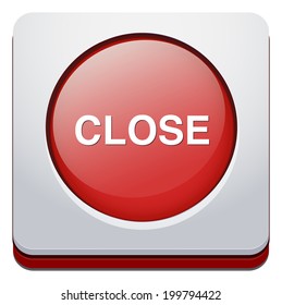 close icon on white background