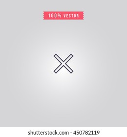 close icon. close sign