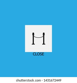 close icon sign signifier vector