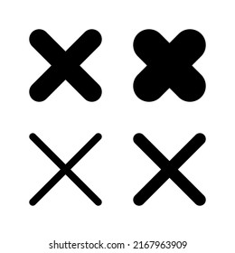 Close icon vector. Delete sign and symbol. cross sign