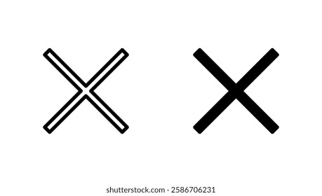 Close icon vector. Delete sign and symbol. cross sign