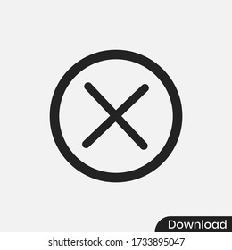 Close icon vector eps 10