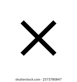 Close icon vector illustration. Delete sign and symbol. cross sign