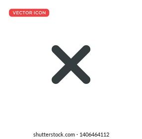 Close Icon Vector Illustration Design