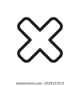 Close icon Vector set outline