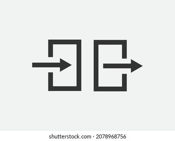Cerrar la señal del vector de icono. Cancelar el diseño web de símbolos. Error, denegado, evitado o error en el botón de datos.