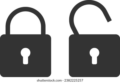 Close icon vector sign. Cancel symbol padlock web design. Error, denied, avoid or wrong data button.