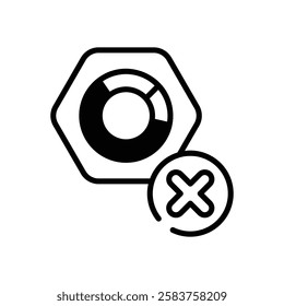 Close icon vector stock illustration