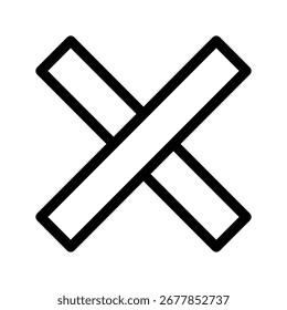 Fechar ilustração de design de símbolo de vetor de ícone