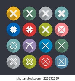 Close icons