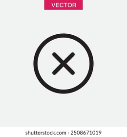 Close icon,vector illustration. vector close icon trendy style illustration for web and app..eps