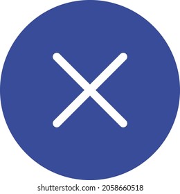 Cerrar icono vectorial aislado que puede modificar o editar fácilmente

