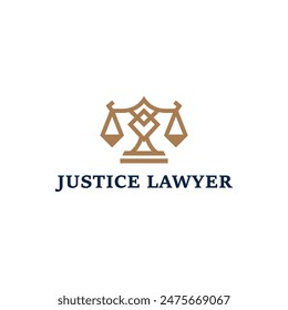 Close up of a law firm logo suitable for legal websites, lawyer social media profiles, business cards, legal offices, and legal presentations.