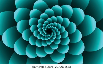 Cierre del fondo floral azul claro, fondo floral de lujo o fondo premium para tarjeta de invitación, tarjeta de boda, diseño de tarjeta de vacaciones, ilustración vectorial art