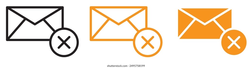 Close Mail Icon Representing Email Management Applications, Communication Platforms, and Secure Messaging Services for Businesses