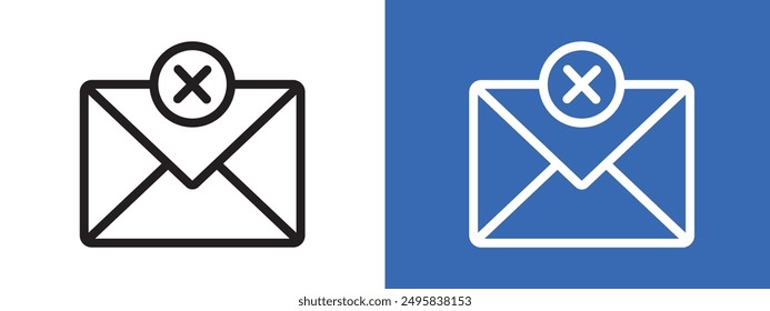 close mail logo sign set vector outline