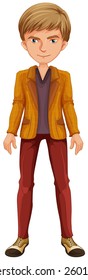 Close up man wearing a yellow jacket