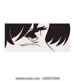 cierre del icono del carácter manga