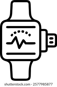 Close up of medical hologram projected from smartwatch with copy space concept as A macro image focusing on a smartwatch projecting a medical hologram representing wearable technol