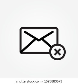 close message sign icon design vector illustration