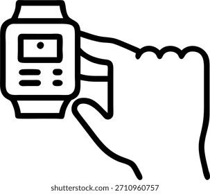 Primer plano del desplazamiento de la mano del milenio en un espacio de copia de reloj inteligente futurista brillante a la izquierda. concepto como Una foto macro que captura una mano del milenio que interactúa con un reloj inteligente futurista que brilla con luz azul neón y púrpura. Ideal para anuncios que promocionan relojes inteligentes de tecnología portátil o marcas de estilo de vida digital dirigidas a los millennials expertos en tecnología. en Photo Stock Concept, espacio de copia para publicidad o Anuncio con Photo Realistic como detalle de alta calidad --ar 7:2