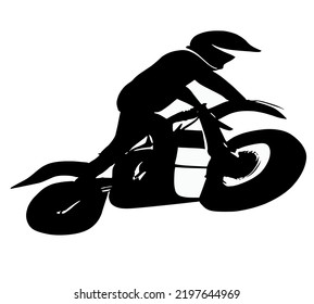 Close up motorcycle icon illustration