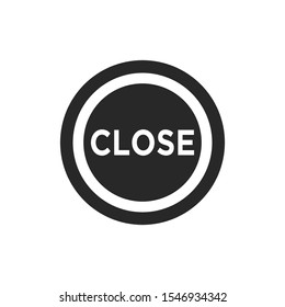 Close Open Icon Vector Isolated Symbol Stock Vector (Royalty Free ...