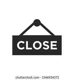 Close and Open icon vector isolated symbol illustration EPS 10