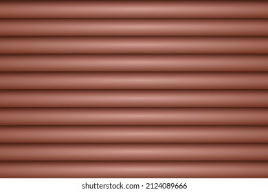 Close up Orange venetian blinds, Orange window blinds, Dark background.