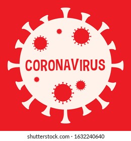 Cierre de la celda de oronavirus en la ilustración del afiche