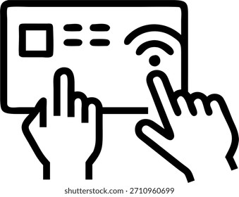 Primer plano de las manos de los padres que ajustan las Configuraciones en un panel de seguridad holográfica del hogar. concepto como una foto macro que se centra en las manos de los padres que interactúan con un panel de seguridad holográfica en su hogar. La cámara captura la tecnología avanzada y el papel de las familias en la gestión de la seguridad inteligente del hogar. en Photo Stock Concept, espacio de copia para publicidad o Anuncio con Photo Realistic como detalle de alta calidad --ar 7:2