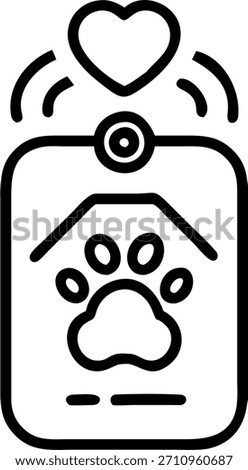 Close up of pets tag displaying digital family message concept as A close up image shows a pets tag that displays a scrolling digital message from the family. The camera focuses on the tag and the message symbolizing love and technological enhancement of the family pet connection. in Photo Stock Concept , copy space for advertisement or banner with Photo Realistic as high Quality Detail --ar 7:2