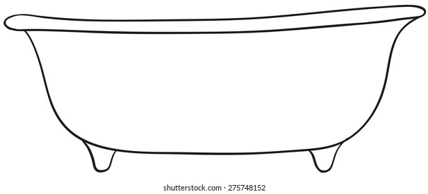 8,583 Bathtub drawing Images, Stock Photos & Vectors | Shutterstock