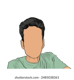 close up portrait of a handsome man without background