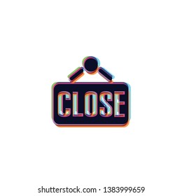 Close Sign - 3D Style Effect App Icon