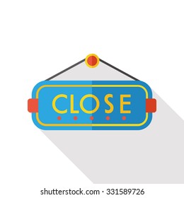 close sign flat icon