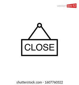 Close Sign Icon Design Vector