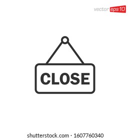 Close Sign Icon Design Vector