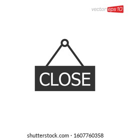 Close Sign Icon Design Vector