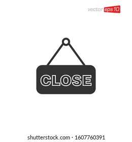 Close Sign Icon Design Vector