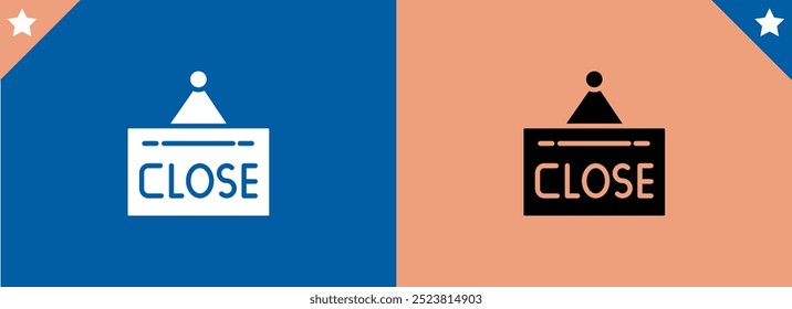 Close Sign Icon Design Vector
