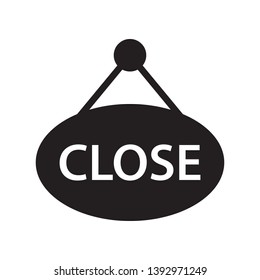 Close sign icon in trendy flat style design. Vector graphic illustration. Suitable for website design, logo, and template. Vector file. EPS 10.