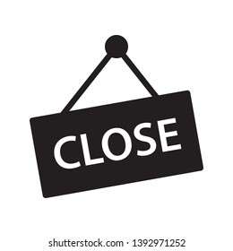 Close sign icon in trendy flat style design. Vector graphic illustration. Suitable for website design, logo, and template. Vector file. EPS 10.