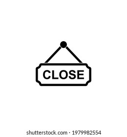 close sign icon vector sign symbol